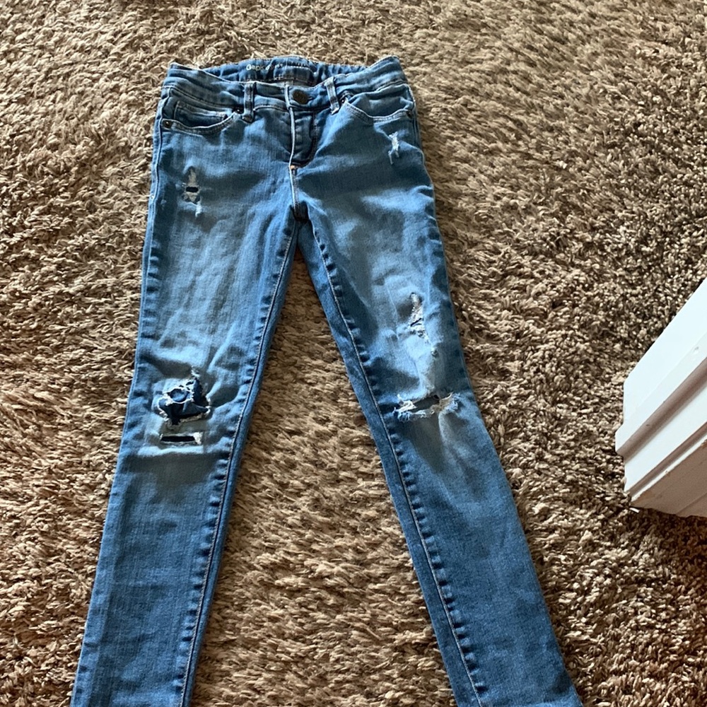 GAP Kids Skinny Ripped Jeans